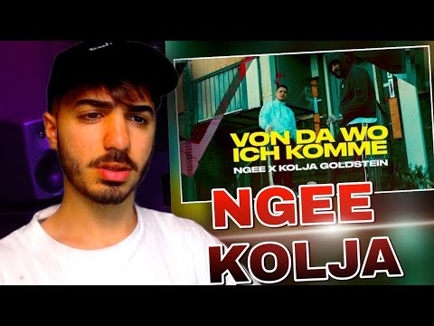 HÖRE IHN ZUM ERSTEN MAL 🤔 NGEE x KOLJA GOLDSTEIN - VON DA WO ICH KOMME Reaktion