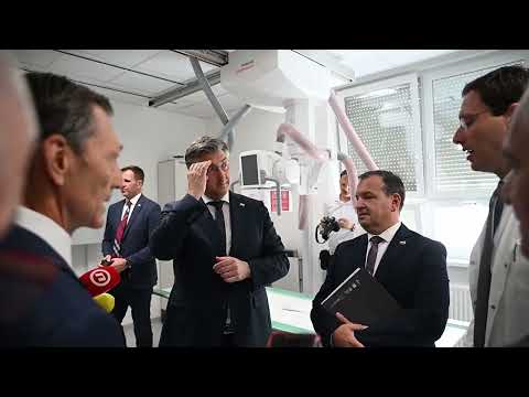 Premijer Plenković na otvorenju Objedinjenog hitnog bolničkog prijama KBC-a Split