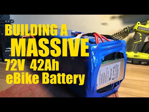 How to build a MASSIVE 72V DIY battery pack for high power e-bike