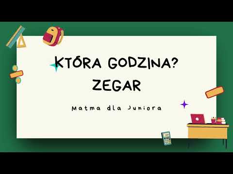 Nauka zegara | Która to godzina? | Ćwiczenia dla dzieci
