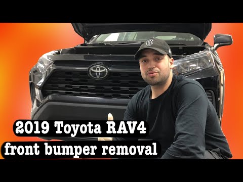 2019 Toyota RAV4 front bumper removal