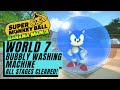 Super Monkey Ball Banana Mania World 7 Bubbly Washing Machine Story Mode ALL STAGES CLEARED