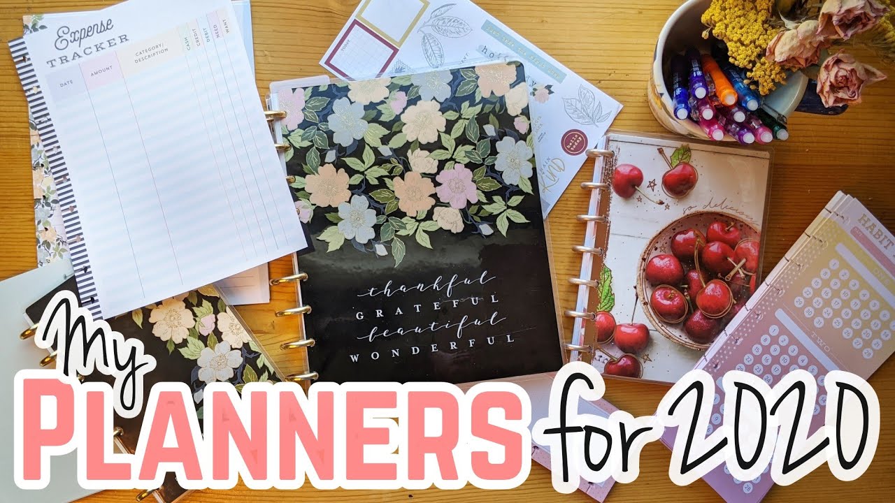 My 2020 Planner Lineup // Happy Planner 2020 + Mini Happy Planner Plan with me
