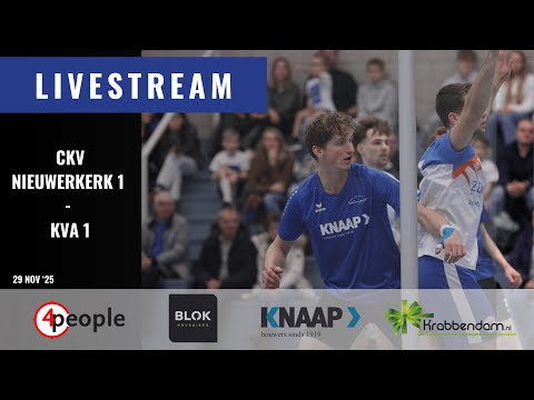 Zaterdag 29 november 2025: Nieuwerkerk 1 - KVA 1 (19.00u)