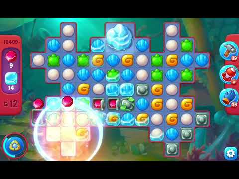 Fishdom Hard Level 10409 (with ingame lightning boosters) @choraelmin