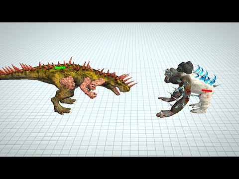 T-REX vs. GORO (REVENGE) - Animal Revolt Battle Simulator