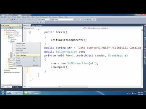 Simple Way To Store Data Form Database To Datagridview in C Net in Tamil