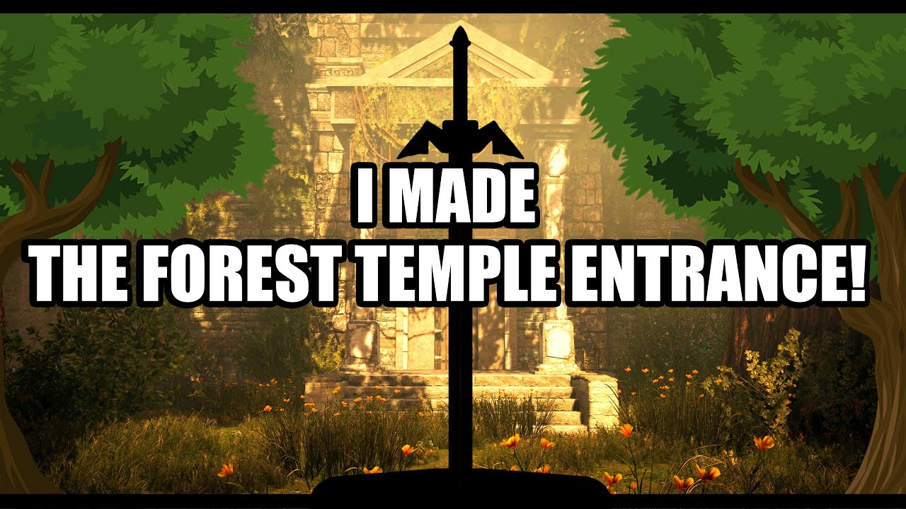 Making the Forest Temple Entrance from OoT in Far Cry 5! - YouTube