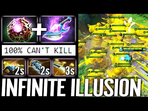 🔥 100% Unkillable - Arcane Blink + Octarine Phantom Lancer 2s CD WTF INFINITE Illusions 7.29 Dota 2