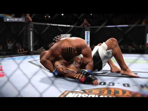 EA SPORTS™ UFC® 2 aqui é jiu-jitsu