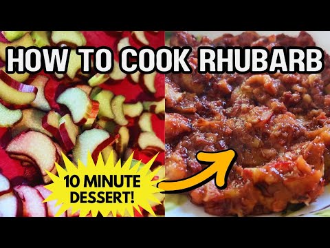 How to Cook Rhubarb 🍲 Easy 10-Minutes Recipe That Will Transform Your Desserts | Sweet & Tangy Tips!