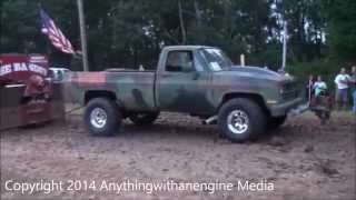 preview picture of video 'LANCE FREDERICK'S F-BOMB TRUCK, SECOND PULL, WATA PULLS, BARRYTON, MI 8-1-14'