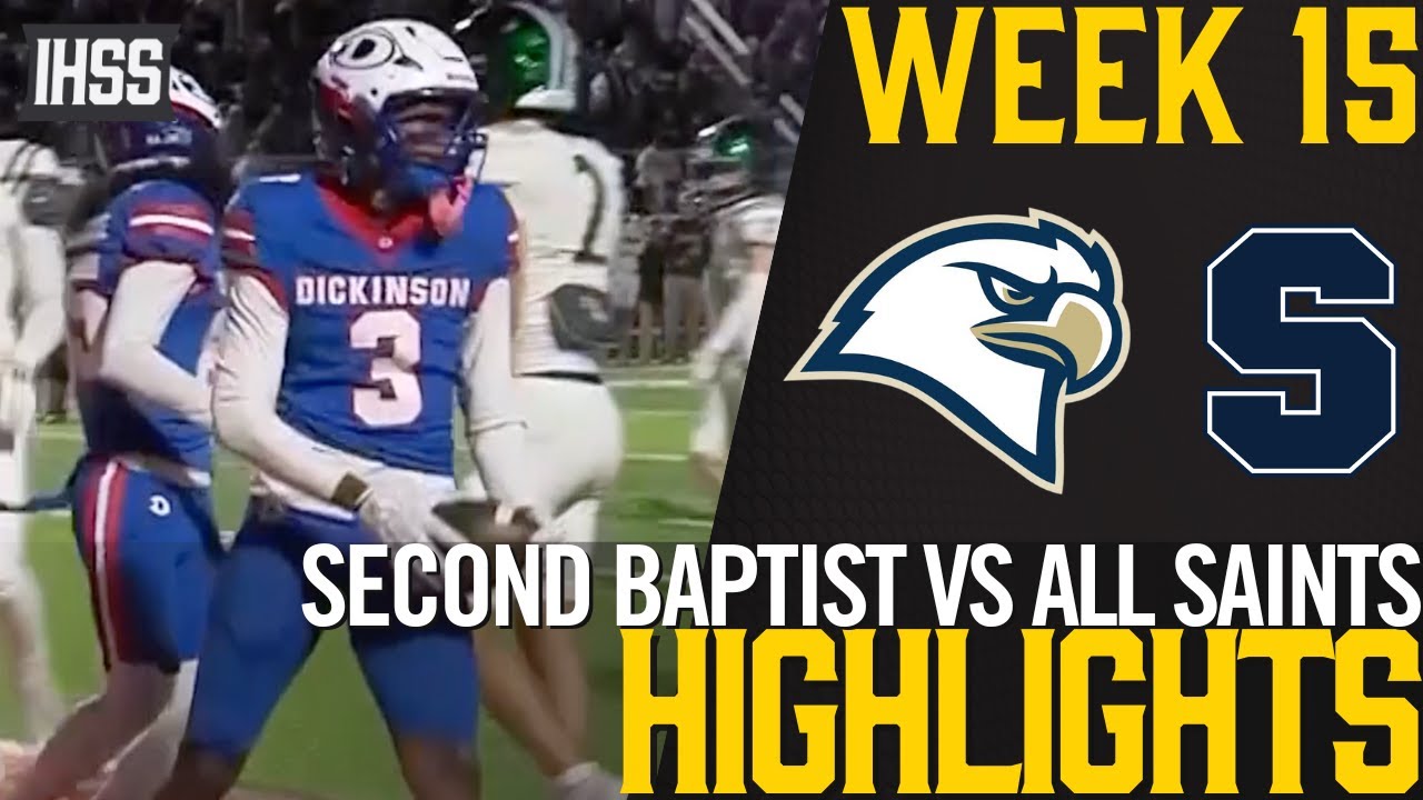 Second Baptist vs All Saints TAPPS D2 Final Highlights