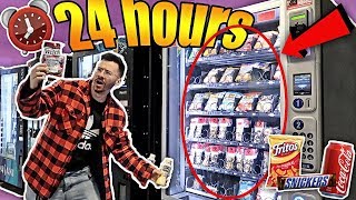 I Only Ate VENDING MACHINE FOODS for 24 hours!! **IMPOSSIBLE CHALLENGE**