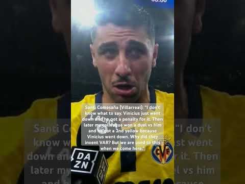 Santi Comesaña SLAMS VAR after Vinicius Jr. incident! 🤯 'Why did they invent VAR?! #ranieri #baines