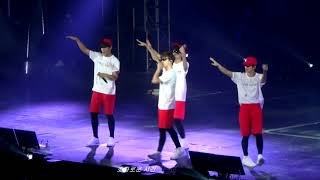 180202 캐럿랜드 힙합팀 Swimming Fool 세븐틴 팬미팅 유닛 체인지 무대 SEVENTEEN