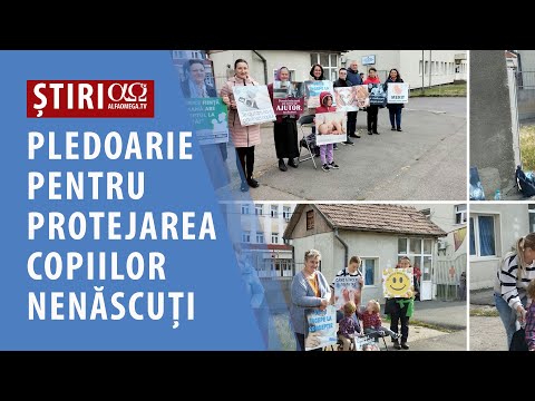 "40 Days for Life" campaign in Oradea - 2025 edition
