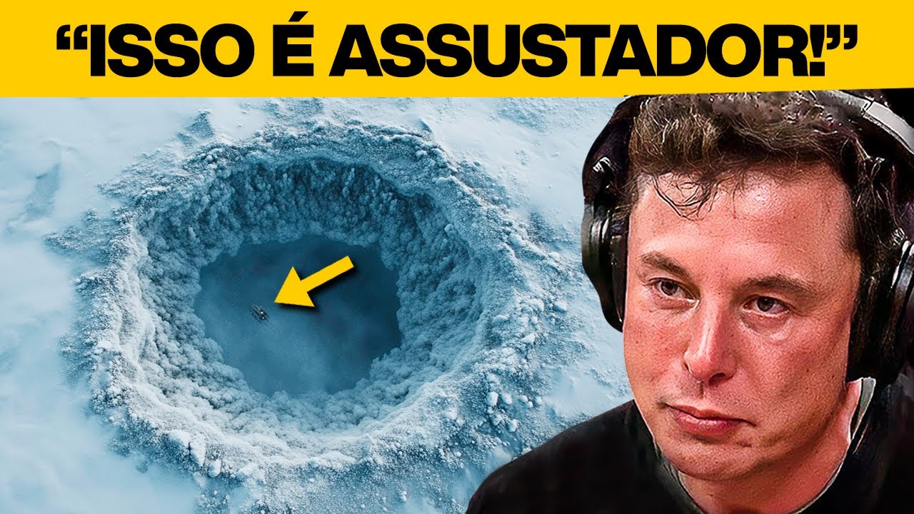 Elon Musk alerta que um objeto gigantesco com 135km de comprimento está se movendo pelo gelo