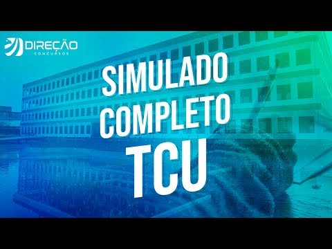 Concurso TCU: simulado COMPLETO | AO VIVO