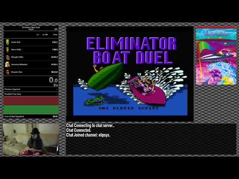 Eliminator Boat Duel (NES) - Expert (Any%) Speedrun: 29:25 [Former WR]