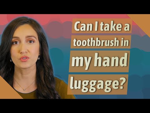 Can I take a toothbrush in my hand luggage?