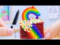 Wonderful Miniature Buttercream Cake 🌈 Best Mini Chocolate Ice Cream Cone Recipes
