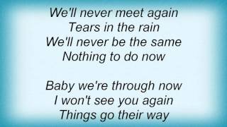 Maggie Reilly - Tears In The Rain Lyrics