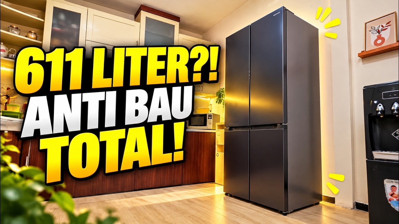 Kenapa Kulkas Hisense 4 Pintu Ini Wajib Dilirik? Review Jujur Hisense RQ566P5ES