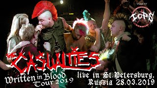 The Casualties — live in St.Petersburg 28.02.2019 (Multicam) Written In Blood