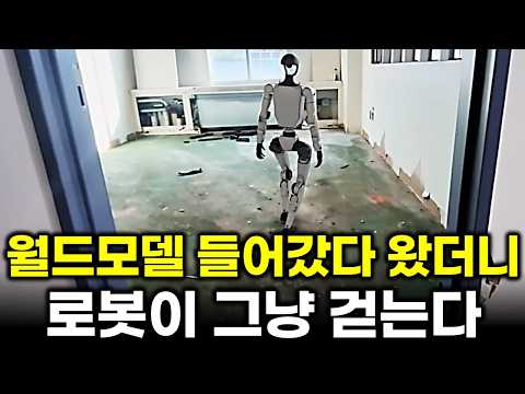 현실에서 연습하지 않았는데 로봇이 바로 걷는다.. 월드모델이 만드는 피지컬 AI의 미래