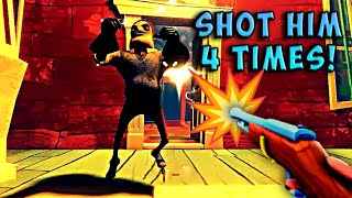 I SHOT the Neighbor 4 Times with the TOY RIFLE... and he RageQuitted! 😂 @TGW