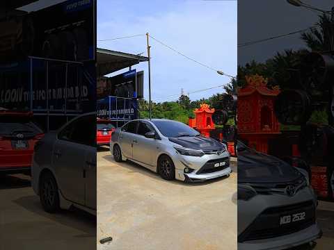 TOYOTA VIOS CHANGE 16 INCH BBS RIM #loweredlifestyle #adjustable
