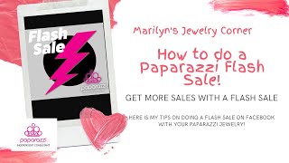 How to do a Flash Sale on Facebook with your Paparazzi Jewelry