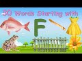 "F" Letter words  # Phonics sounds  # kids  video  # Esay  Learning  Method for children's  # Video
