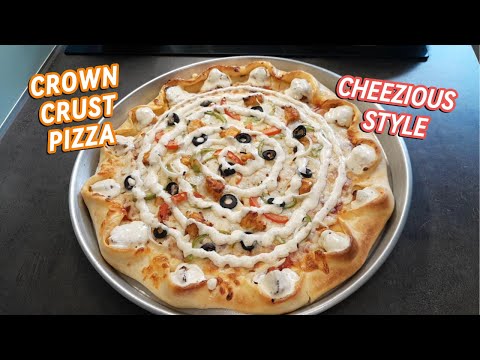 Crown Crust Pizza ๐ by delishessen | Super Cheezious Pizza