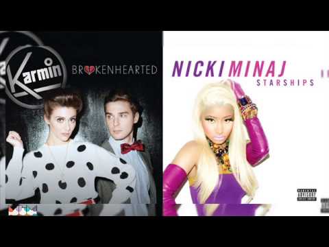 Karmin vs Nicki Minaj - Brokenships(Brokenheated vs Starships) (Red Saturday: The Greek Effect  #6)