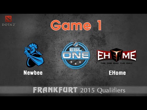 Newbee vs Ehome game 1 - Dota 2 ESL One 2015