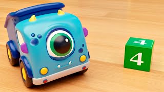 Vamos aprender a contar com os carrinhos! Desenhos animados em português. Desenho animado infantil