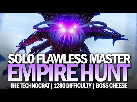 Solo Flawless Master Empire Hunt - The Technocrat w/ Boss Cheese [Destiny 2 Beyond Light]