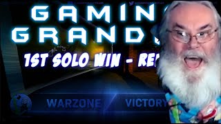 Gaming Grandpa My First Solo Win  Rebirth Warzone Action