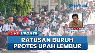 Ratusan Buruh Kepung Gudang Indomarco Jombang, Protes Upah Lembur di Hari Libur Nasional