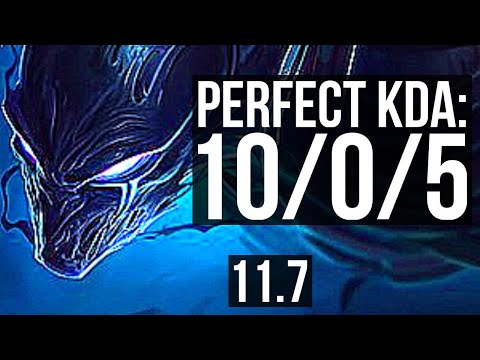 NOCTURNE vs AATROX (TOP) | 10/0/5, 900+ games, Legendary, 1.1M mastery | KR Master | v11.7
