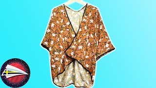 Sy på 5 minuter: Kimono/cardigan (utan mönster)