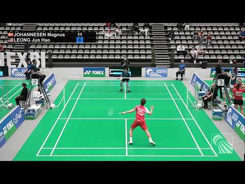 Magnus Johannesen (DEN) Vs Leong Jun Hao (MAS)