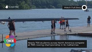 Nearly 700 students across North America compete at 79th rowing championship in St. Catharines