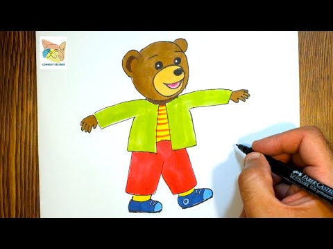 comment dessiner petit ours brun little brown bear