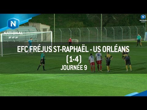 J9 : EFC Fréjus St-Raphaël - US Orléans (1-4), le résumé