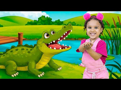 Música Infantil  O Jacaré Foi Passear lá Na Lagoa  com  Manuela Mellos