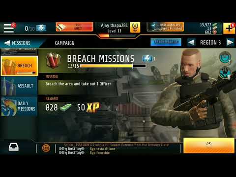KILL SHOT BRAVO Breach Missions 13 Region 3