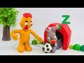 Oba And Trup Stop Motion Cartoon Episode 12 Funny Oba And Trup Rescue The Ball From Lala S Dog
